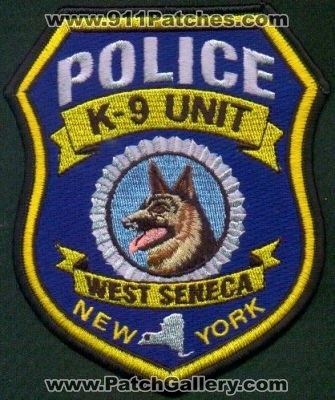 West Seneca Police K-9 Unit
Thanks to EmblemAndPatchSales.com for this scan.
Keywords: new york k9