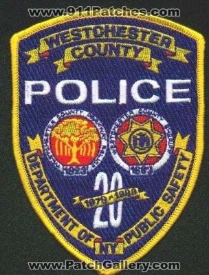 Westchester County Police 20 Years
Thanks to EmblemAndPatchSales.com for this scan.
Keywords: new york department of public safety dps parkway sheriff