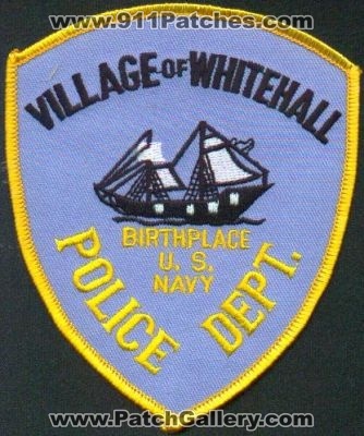 Whitehall Police Dept
Thanks to EmblemAndPatchSales.com for this scan.
Keywords: new york village of department