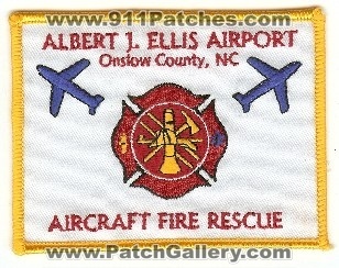 Albert J Ellis Airport Aircraft Fire Rescue
Thanks to PaulsFirePatches.com for this scan.
Keywords: north carolina cfr arff crash onslow county