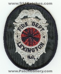 Lexington Fire Dept
Thanks to PaulsFirePatches.com for this scan.
Keywords: north carolina department
