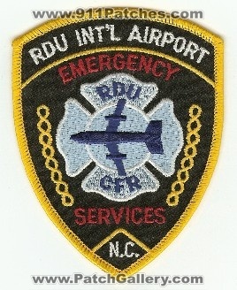 Raleigh Durham International Airport Emergency Services
Thanks to PaulsFirePatches.com for this scan.
Keywords: north carolina fire rdu int'l cfr arff aircraft crash rescue