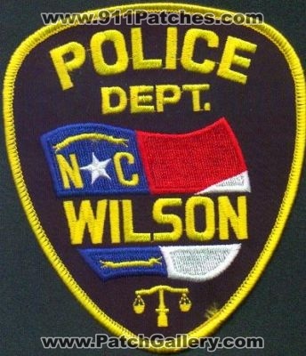 Wilson Police Dept
Thanks to EmblemAndPatchSales.com for this scan.
Keywords: north carolina department