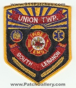 Union Twp Fire EMS
Thanks to PaulsFirePatches.com for this scan.
Keywords: ohio township south lebanon