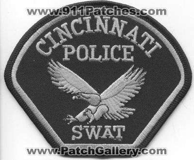 Cincinnati Police SWAT
Thanks to EmblemAndPatchSales.com for this scan.
Keywords: ohio