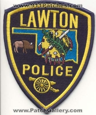 Lawton Police
Thanks to EmblemAndPatchSales.com for this scan.
Keywords: oklahoma
