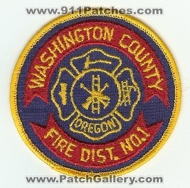 Washington County Fire Dist No 1
Thanks to PaulsFirePatches.com for this scan.
Keywords: oregon district number