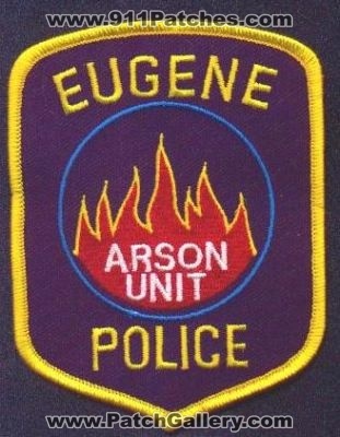 Eugene Police Arson Unit
Thanks to EmblemAndPatchSales.com for this scan.
Keywords: oregon