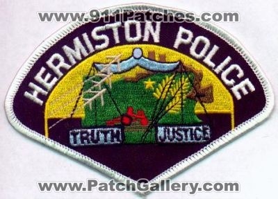 Hermiston Police
Thanks to EmblemAndPatchSales.com for this scan.
Keywords: oregon