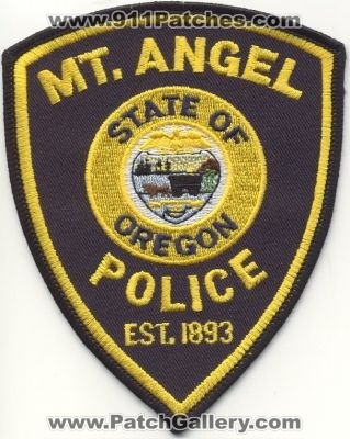 Mount Angel Police
Thanks to EmblemAndPatchSales.com for this scan.
Keywords: oregon mt