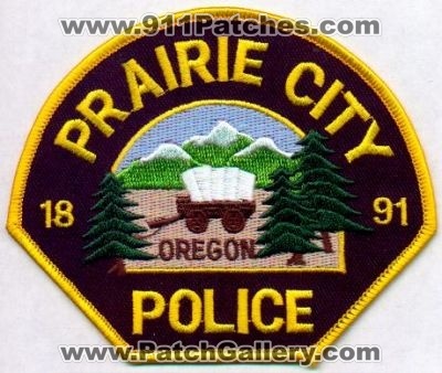 Prairie City Police
Thanks to EmblemAndPatchSales.com for this scan.
Keywords: oregon