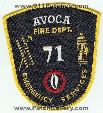 Avoca Fire Dept
Thanks to PaulsFirePatches.com for this scan.
Keywords: pennsylvania department 71 emergency services