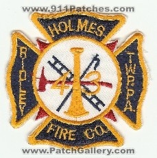 Holmes Fire Co 43
Thanks to PaulsFirePatches.com for this scan.
Keywords: pennsylvania company ridley twp township