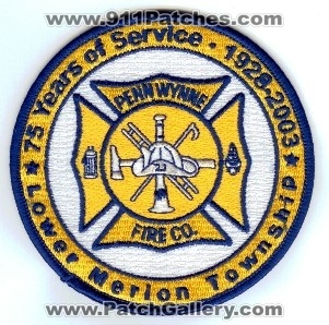Pennsylvania - Lower Merion Township Fire 75 Years - PatchGallery.com ...