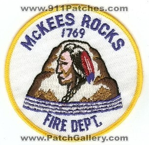 McKees Rocks Fire Dept
Thanks to PaulsFirePatches.com for this scan.
Keywords: pennsylvania department