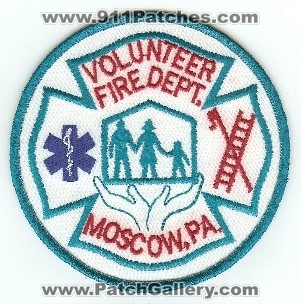 Moscow Volunteer Fire Dept
Thanks to PaulsFirePatches.com for this scan.
Keywords: pennsylvania department