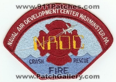 Naval Air Development Center Crash Fire Rescue
Thanks to PaulsFirePatches.com for this scan.
Keywords: pennsylvania warminster naoc cfr arff aircraft