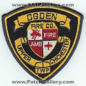 Ogden Fire Co
Thanks to PaulsFirePatches.com for this scan.
Keywords: pennsylvania company upper chichester twp township