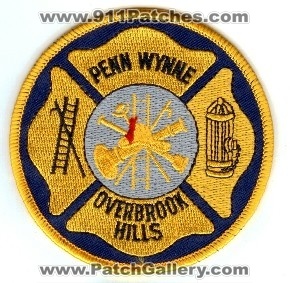 Penn Wynne Overbrook Hills
Thanks to PaulsFirePatches.com for this scan.
Keywords: pennsylvania fire