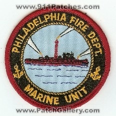 Philadelphia Fire Marine Unit
Thanks to PaulsFirePatches.com for this scan.
Keywords: pennsylvania department dept pfd