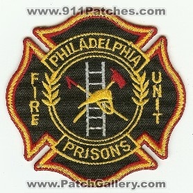 Philadelphia Prisons Fire Unit
Thanks to PaulsFirePatches.com for this scan.
Keywords: pennsylvania