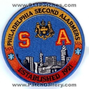 Philadelphia Second Alarmers
Thanks to PaulsFirePatches.com for this scan.
Keywords: pennsylvania fire