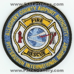 Pittsburgh International Airport Fire Rescue
Thanks to PaulsFirePatches.com for this scan.
Keywords: pennsylvania allegheny county authority