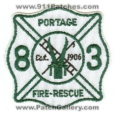 Portage Fire Rescue
Thanks to PaulsFirePatches.com for this scan.
Keywords: pennsylvania 83