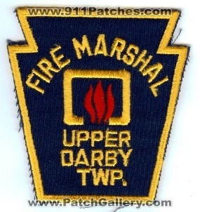 Upper Darby Twp Fire Marshal
Thanks to PaulsFirePatches.com for this scan.
Keywords: pennsylvania township