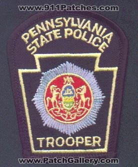 Pennsylvania State Police Trooper
Thanks to EmblemAndPatchSales.com for this scan.
