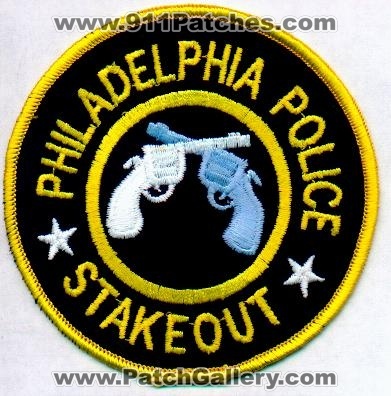 Philadelphia Police Stakeout
Thanks to EmblemAndPatchSales.com for this scan.
Keywords: pennsylvania