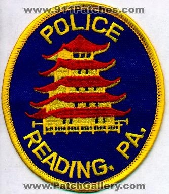 Reading Police
Thanks to EmblemAndPatchSales.com for this scan.
Keywords: pennsylvania