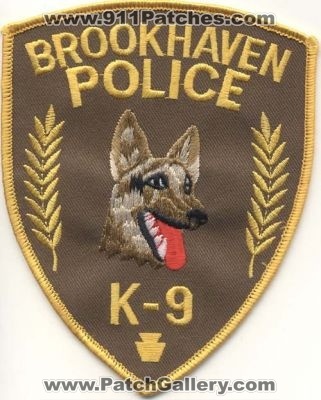 Brookhaven Police K-9
Thanks to EmblemAndPatchSales.com for this scan.
Keywords: pennsylvania k9