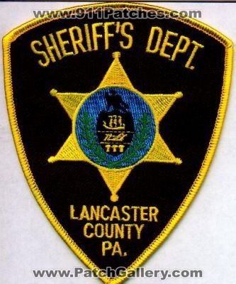 Lancaster County Sheriff's Dept
Thanks to EmblemAndPatchSales.com for this scan.
Keywords: pennsylvania sheriffs department