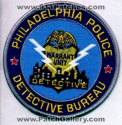 Philadelphia Police Detective Bureau
Thanks to EmblemAndPatchSales.com for this scan.
Keywords: pennsylvania