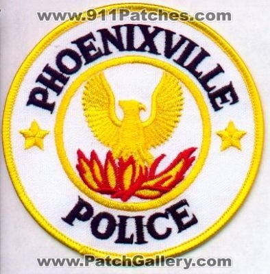 Phoenixville Police
Thanks to EmblemAndPatchSales.com for this scan.
Keywords: pennsylvania