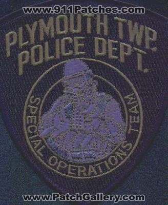 Plymouth Twp Police Dept Special Operations Team
Thanks to EmblemAndPatchSales.com for this scan.
Keywords: pennsylvania township department