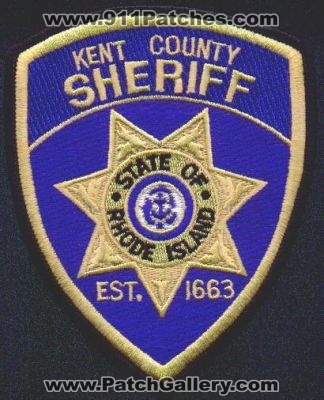 Kent County Sheriff
Thanks to EmblemAndPatchSales.com for this scan.
Keywords: rhode island