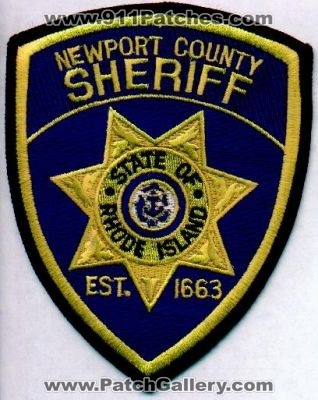 Newport County Sheriff
Thanks to EmblemAndPatchSales.com for this scan.
Keywords: rhode island