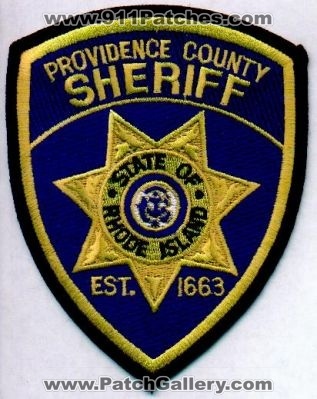 Providence County Sheriff
Thanks to EmblemAndPatchSales.com for this scan.
Keywords: rhode island