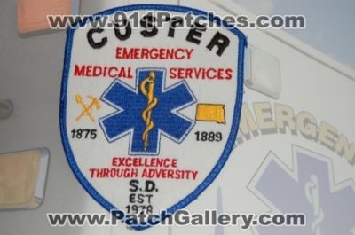 Custer Emergency Medical Services (South Dakota)
Thanks to Perry West for this picture.
Keywords: ems s.d.