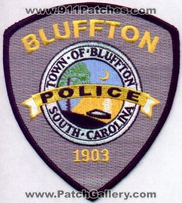 Bluffton Police
Thanks to EmblemAndPatchSales.com for this scan.
Keywords: south carolina town of