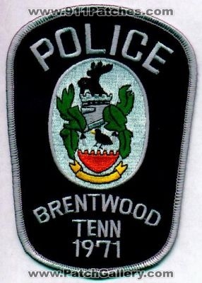 Brentwood Police
Thanks to EmblemAndPatchSales.com for this scan.
Keywords: tennessee