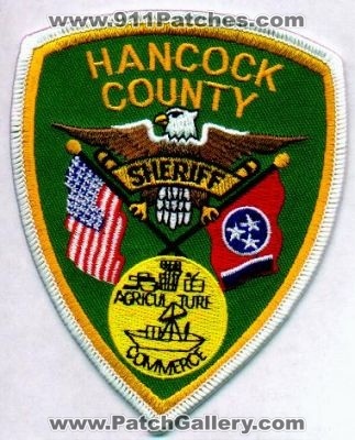 Hancock County Sheriff
Thanks to EmblemAndPatchSales.com for this scan.
Keywords: tennessee