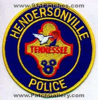 Hendersonville Police
Thanks to EmblemAndPatchSales.com for this scan.
Keywords: tennessee