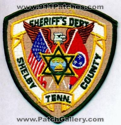 Shelby County Sheriff's Dept
Thanks to EmblemAndPatchSales.com for this scan.
Keywords: tennessee sheriffs department