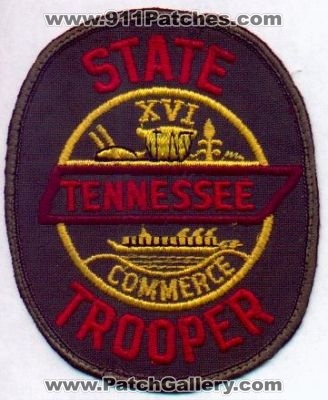 Tennessee State Trooper
Thanks to EmblemAndPatchSales.com for this scan.
Keywords: police