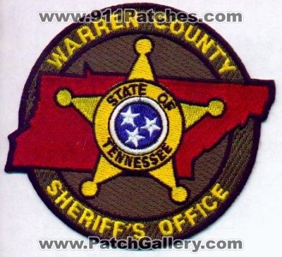 Warren County Sheriff's Office
Thanks to EmblemAndPatchSales.com for this scan.
Keywords: tennessee sheriffs