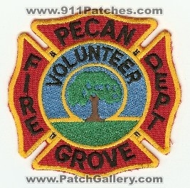Pecan Grove Volunteer Fire Dept
Thanks to PaulsFirePatches.com for this scan.
Keywords: texas department