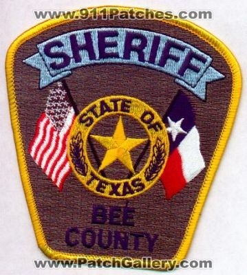 Bee County Sheriff
Thanks to EmblemAndPatchSales.com for this scan.
Keywords: texas